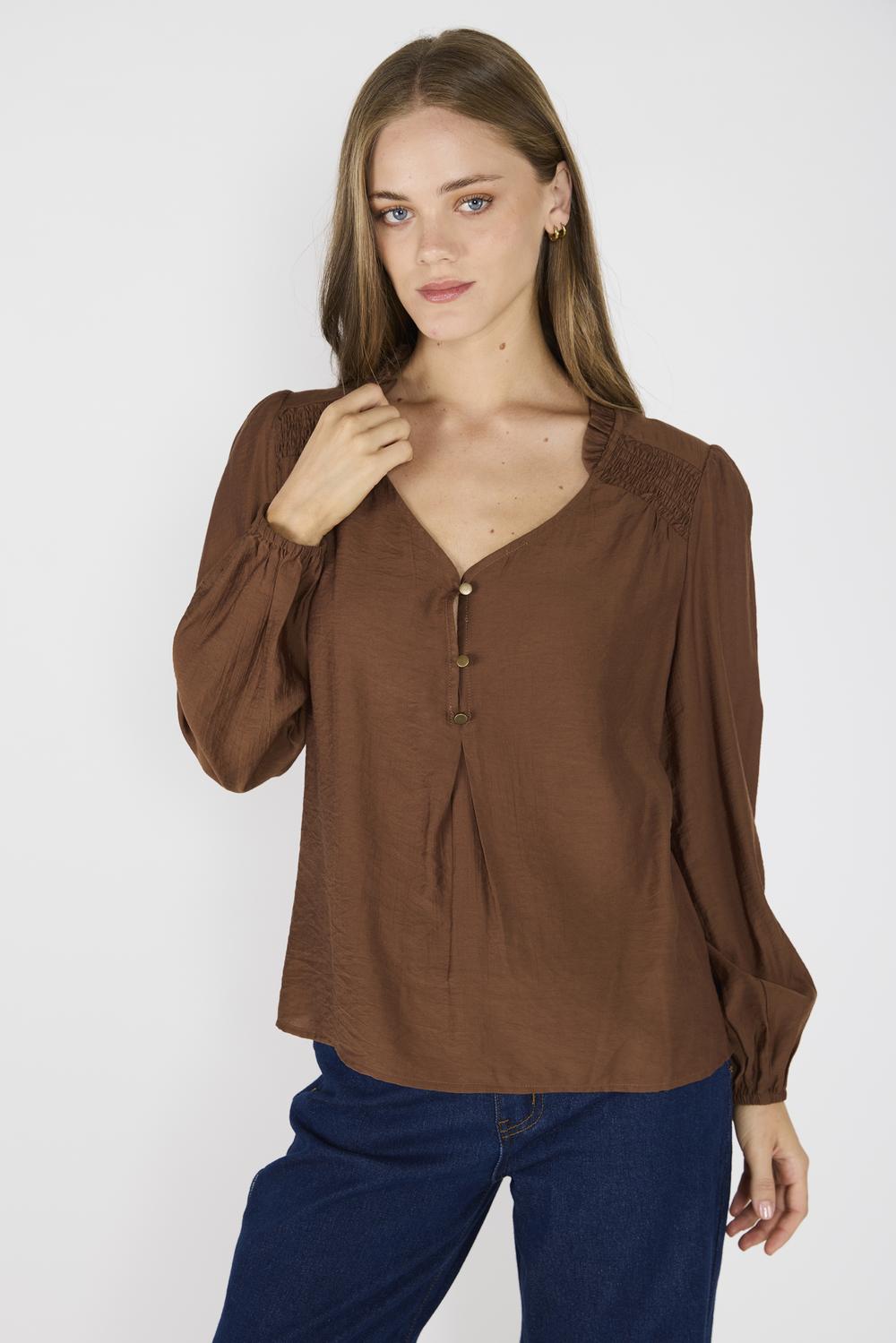 Blusa Agustina Chocolate