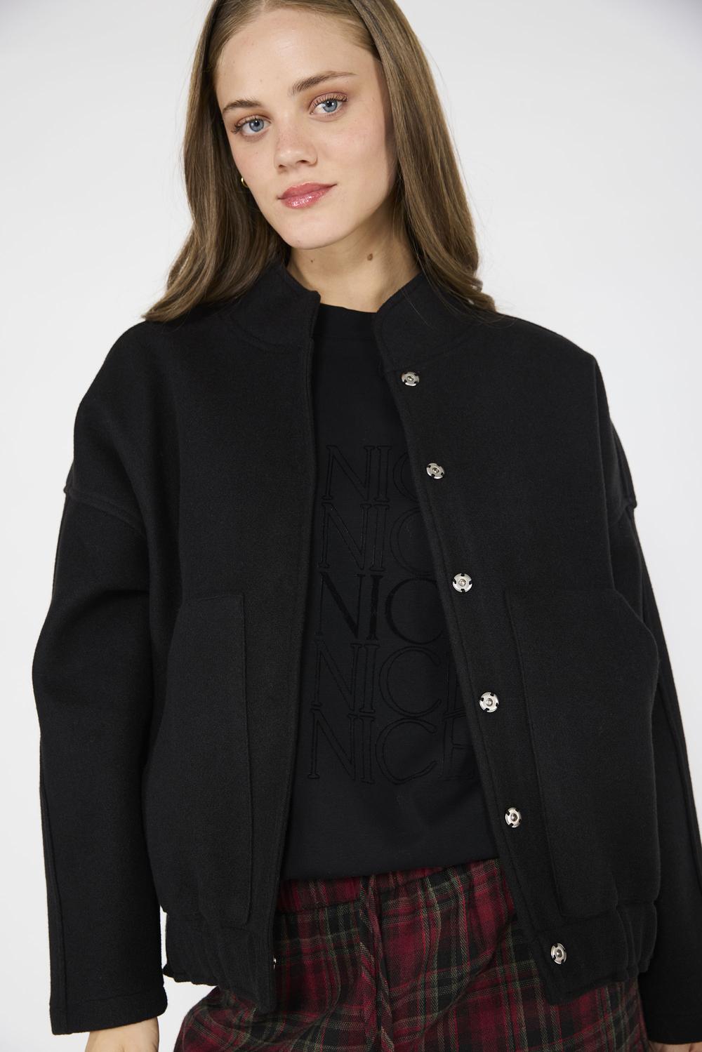 Chaqueta Bomber Alison Negro