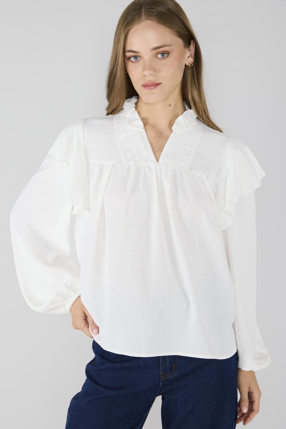 Blusa Delfina Crudo