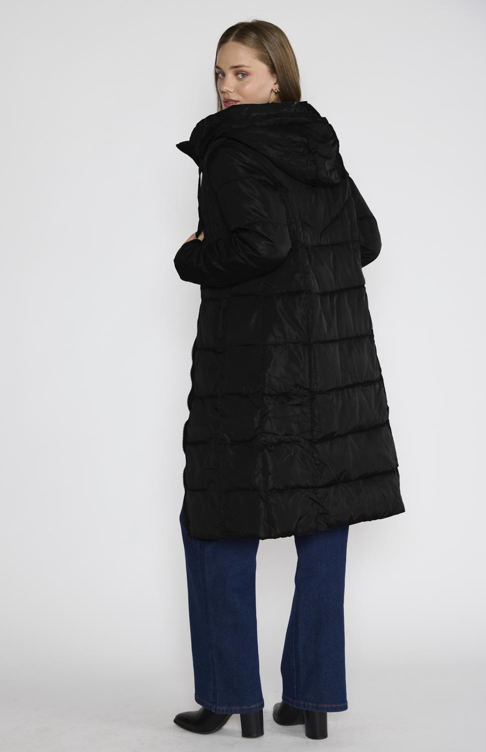 Parka Larga Antonia Negra