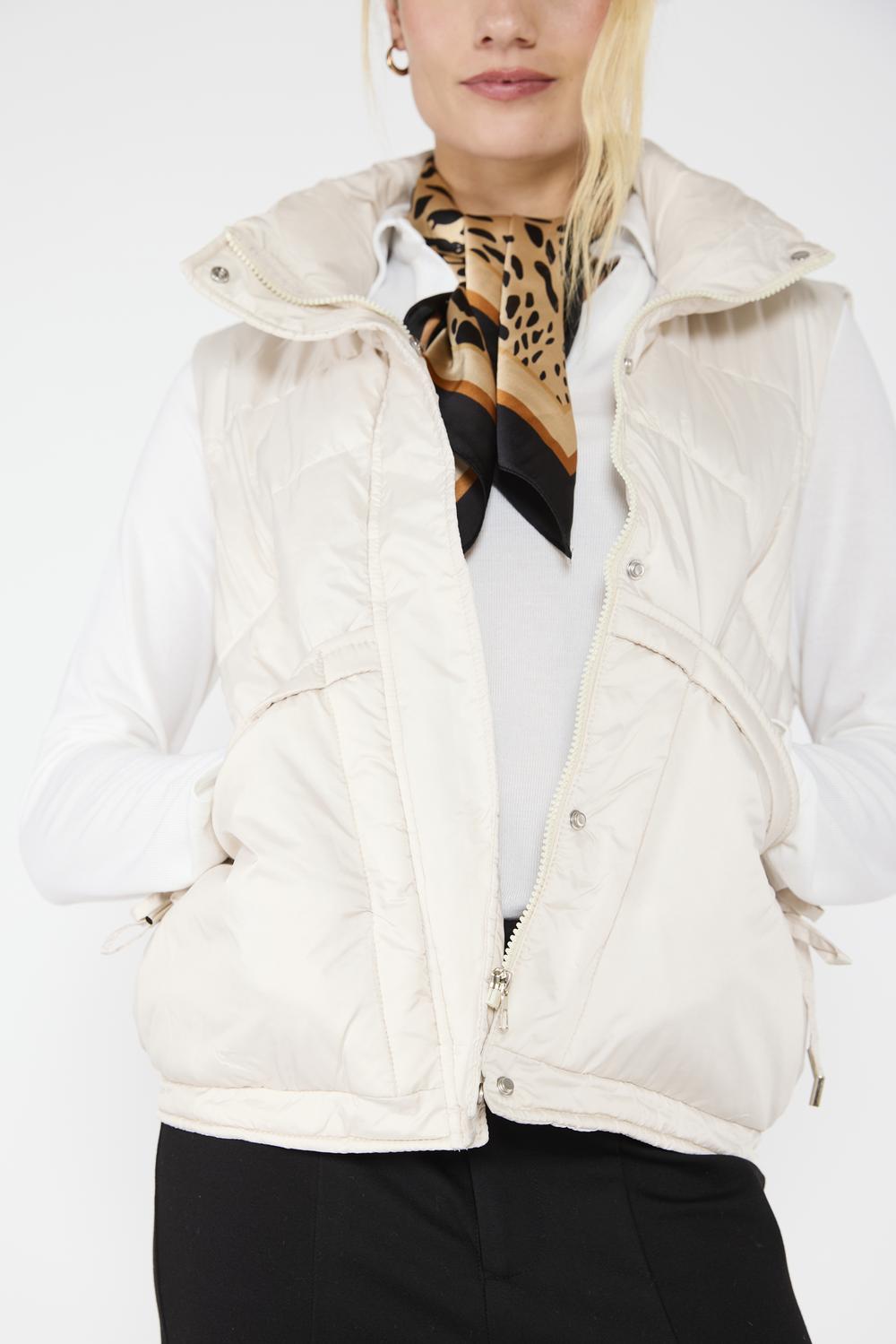 Parka Sin Mangas Josefa Crudo