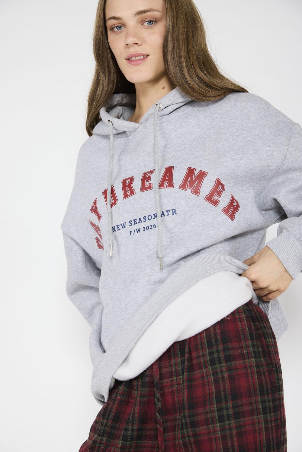 Polerón Hoodie Luciana Gris