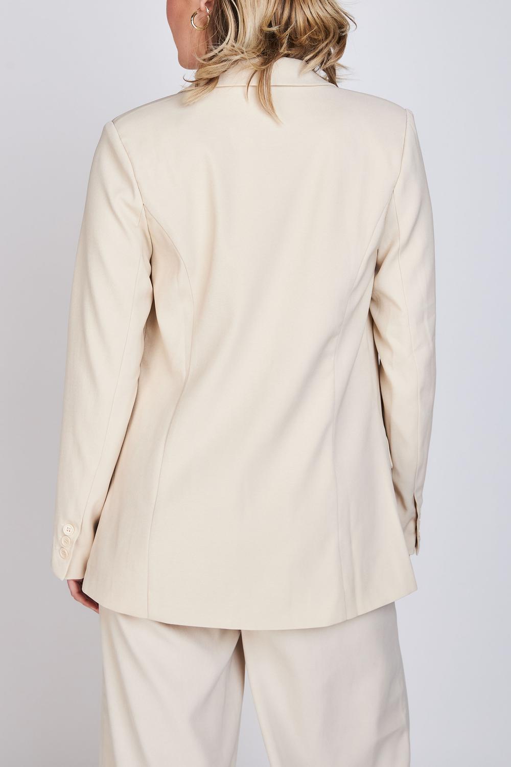 Blazer Entallado Emily Beige Eclipse