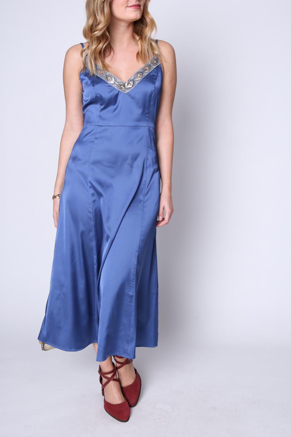 Vestido Mina Azul Eclipse