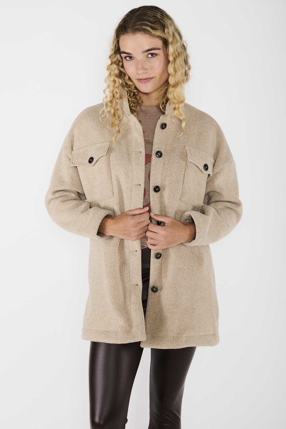 Chaquetón Camila Crudo