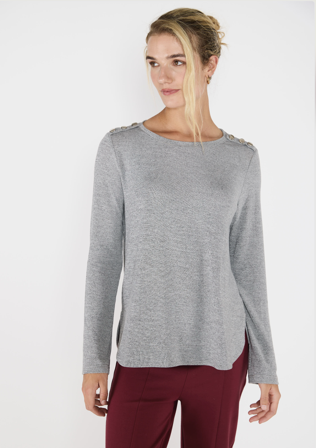 Polera Clarisa Gris