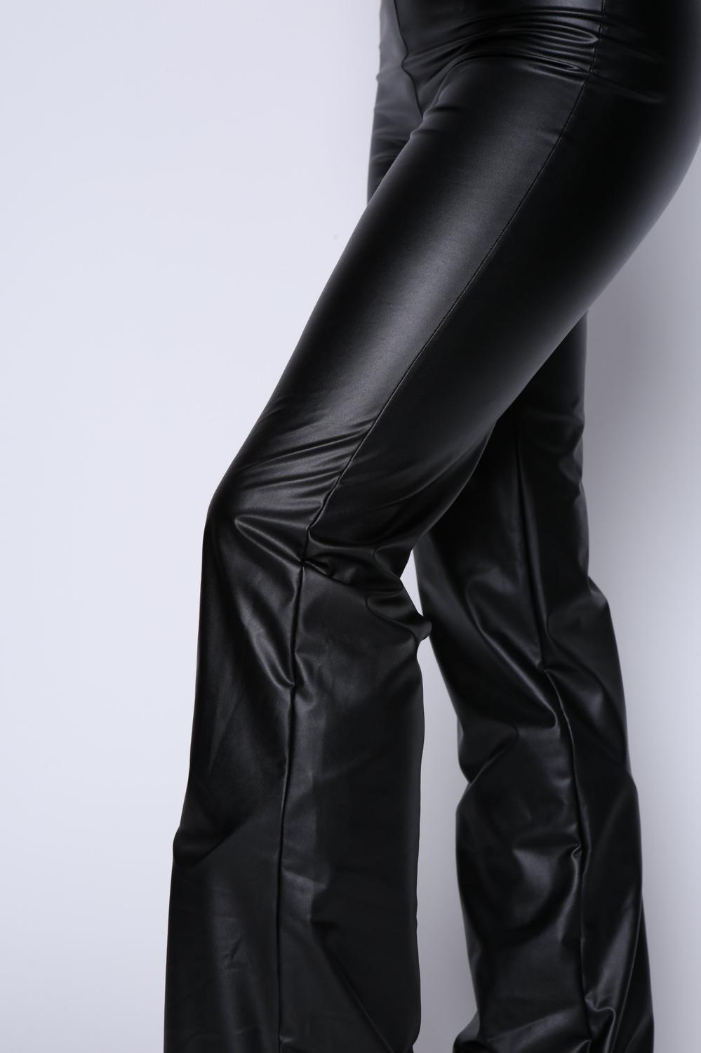 Calza Flare Juana Negro Eclipse