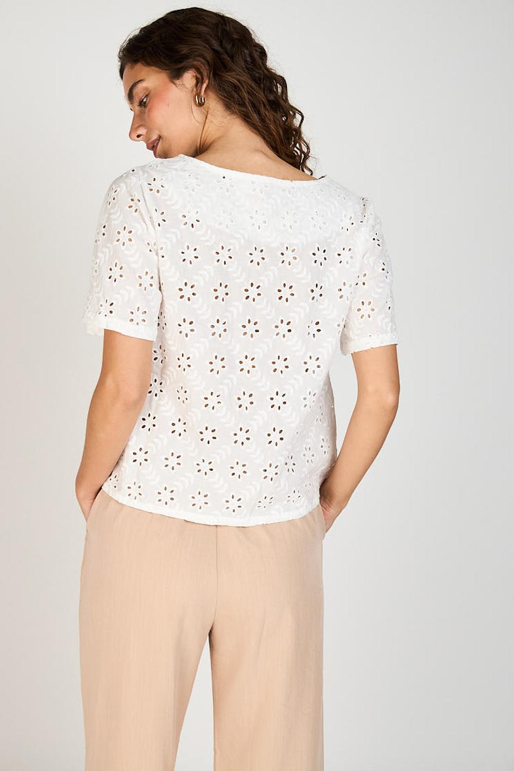 Blusa Delfina Broderie Eclipse
