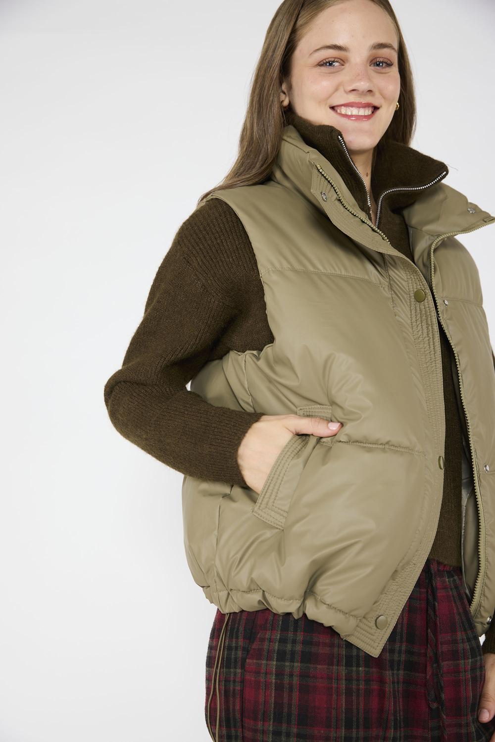 Parka Sin Mangas Anastasia Verde