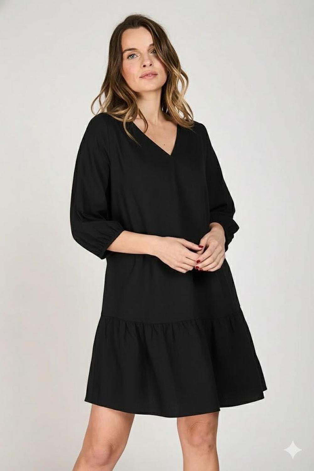 Vestido Mara Manga Globo Eclipse