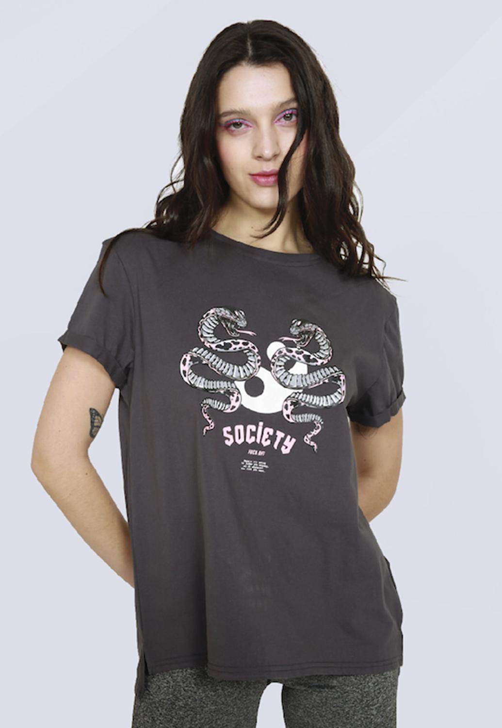Polera Keira Gris Atrevida
