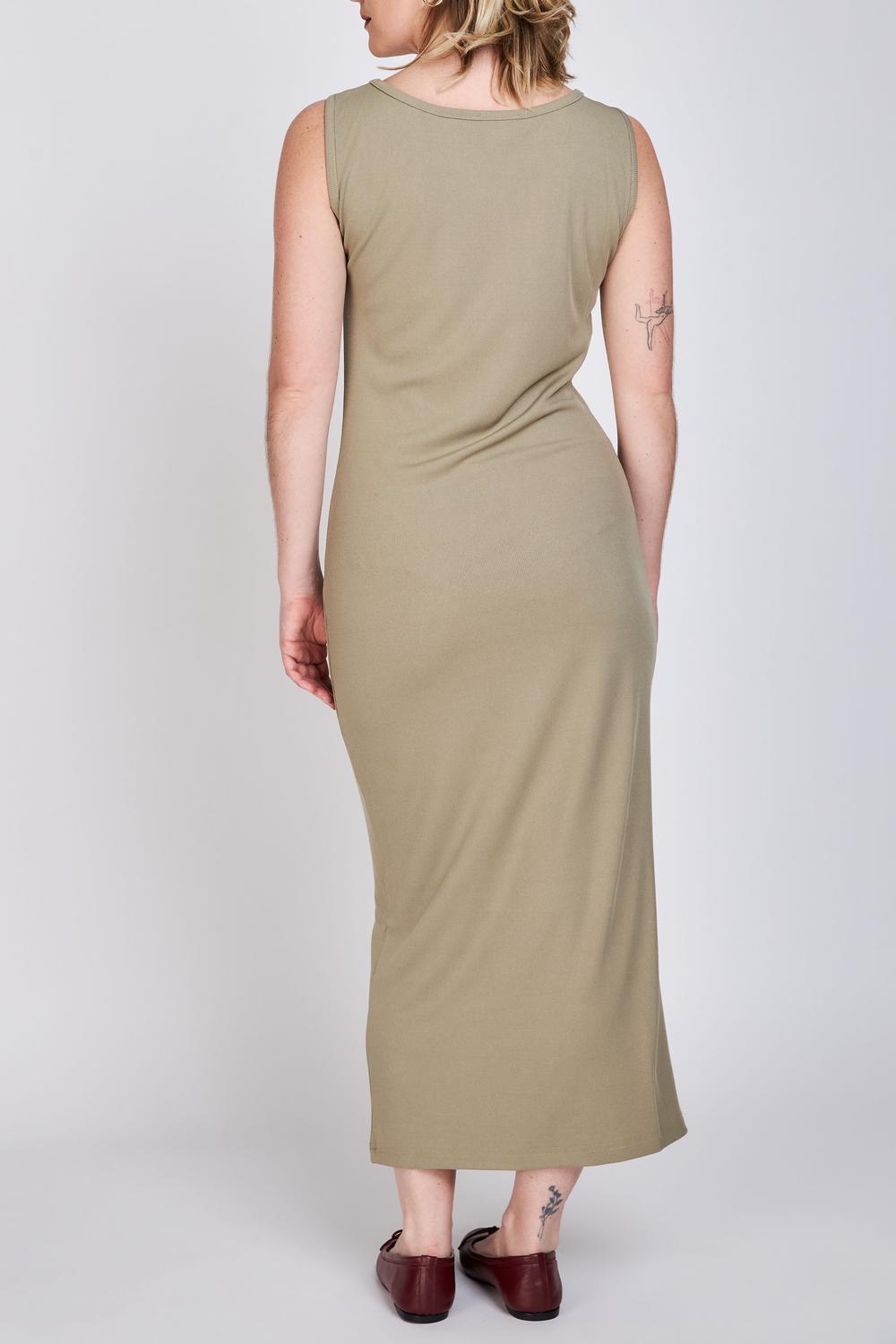 Vestido Escote Bote Liz Verde ATR by Eclipse