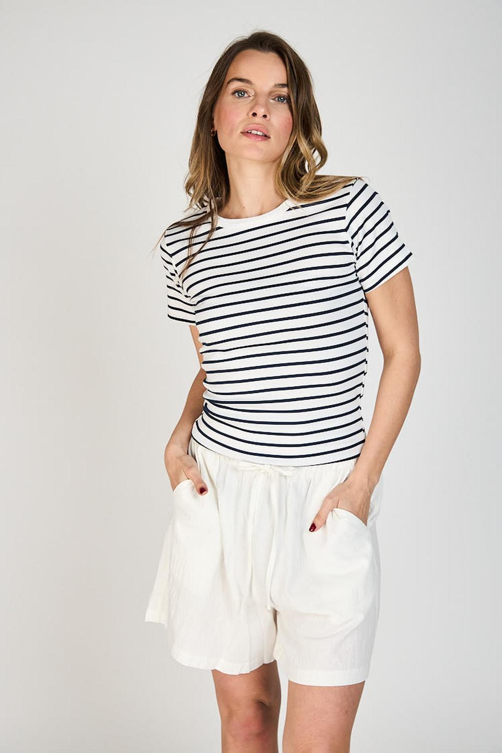 Polera Francesca Rayada Eclipse