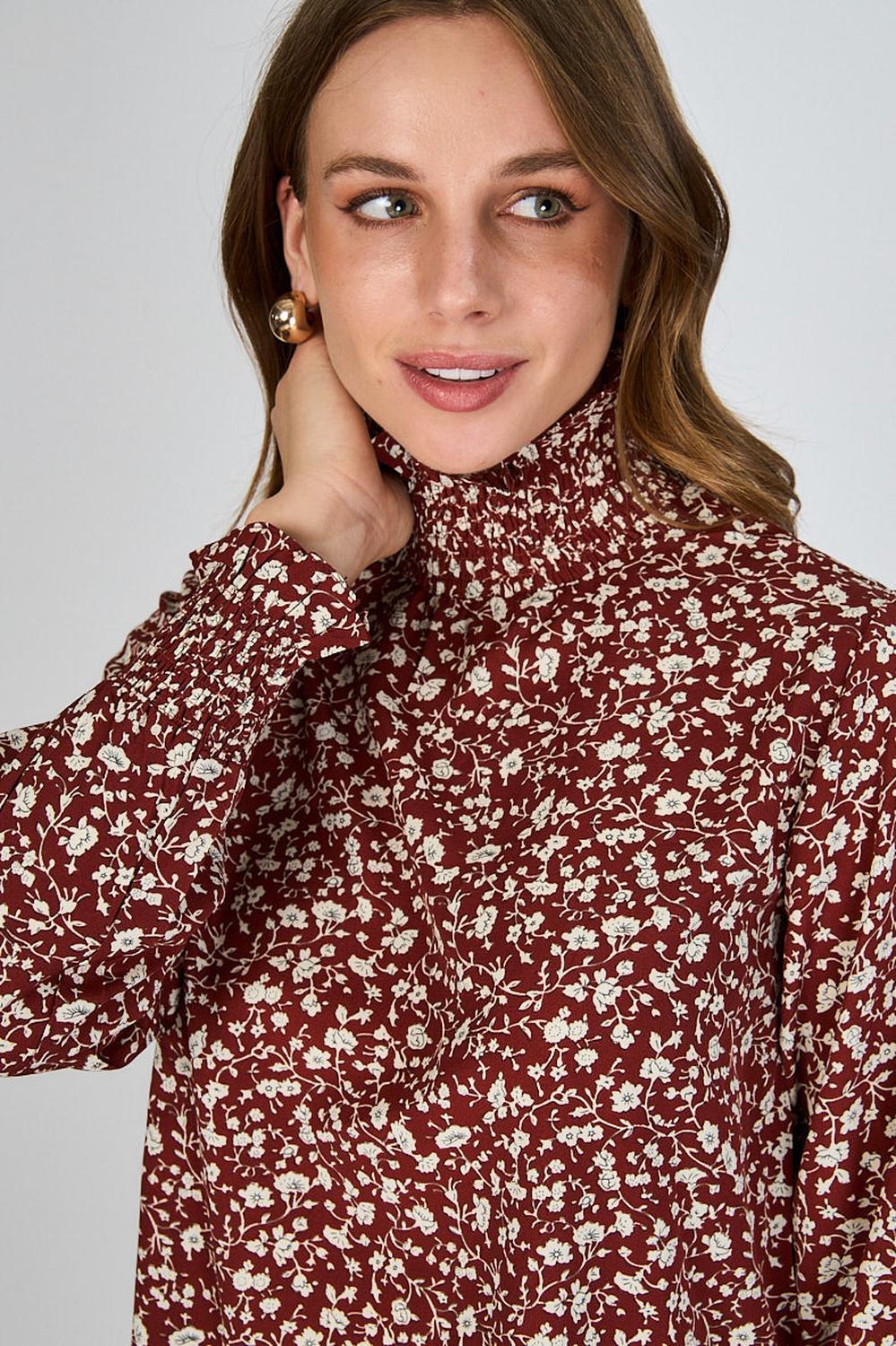 Blusa Floreada Renata Burdeo Eclipse