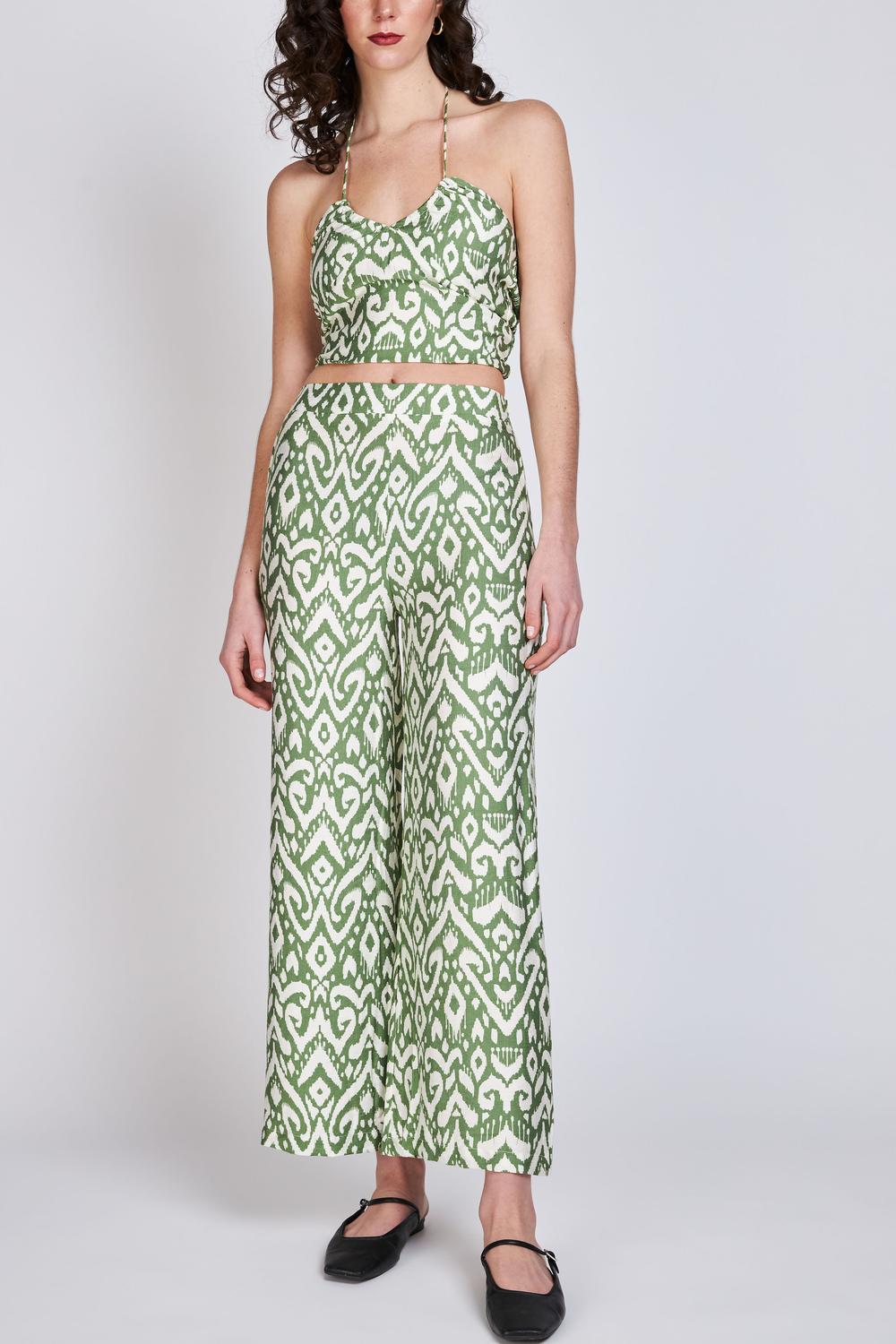 Top Al Cuello Leticia Verde Eclipse