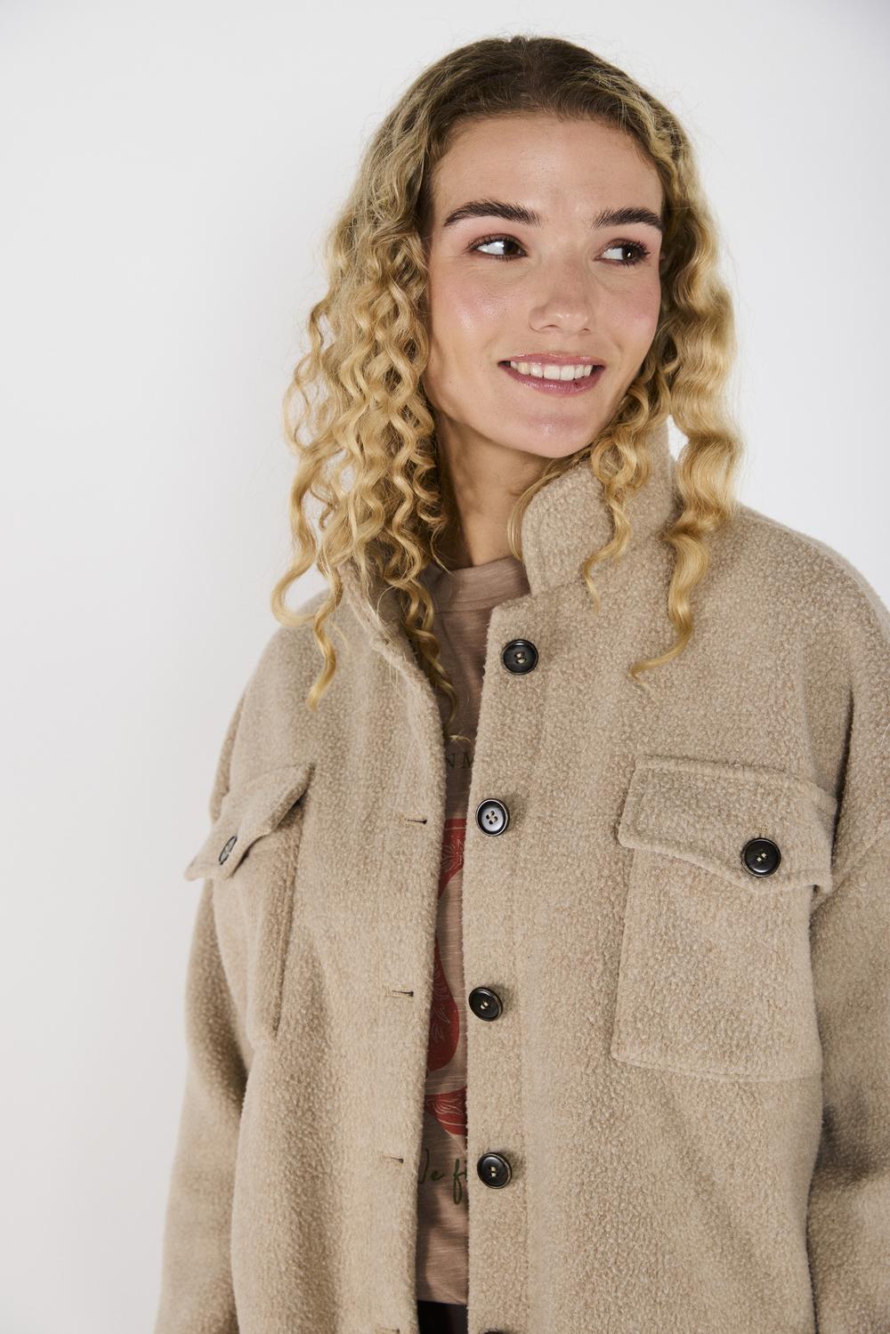 Chaquetón Camila Crudo