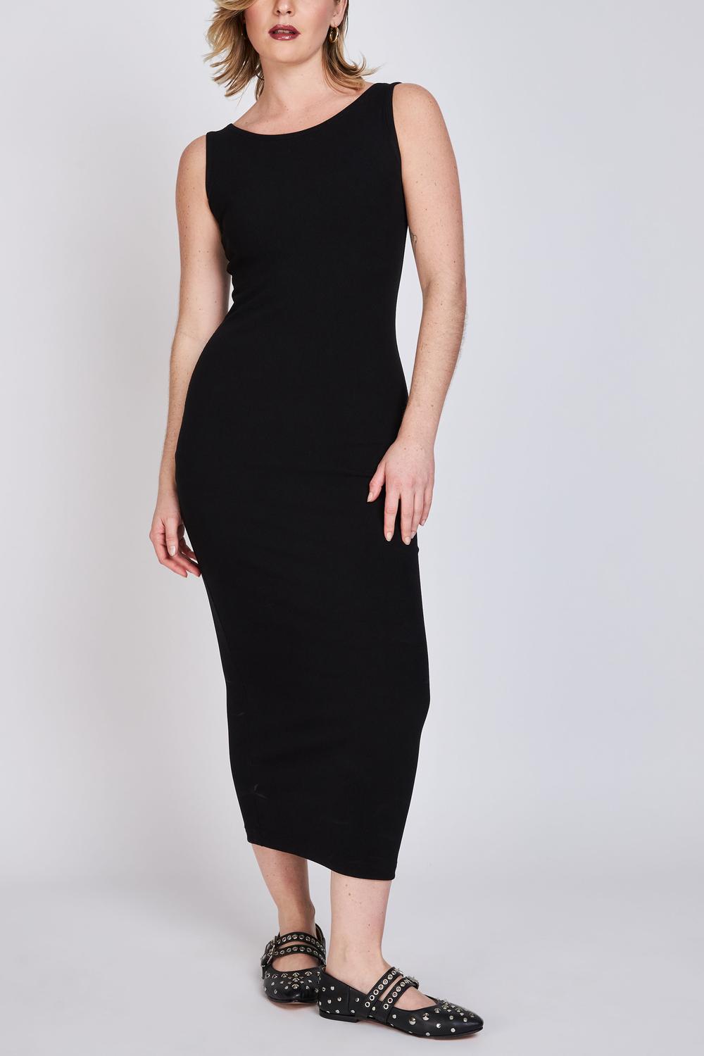 Vestido Escote Bote Liz Negro ATR by Eclipse