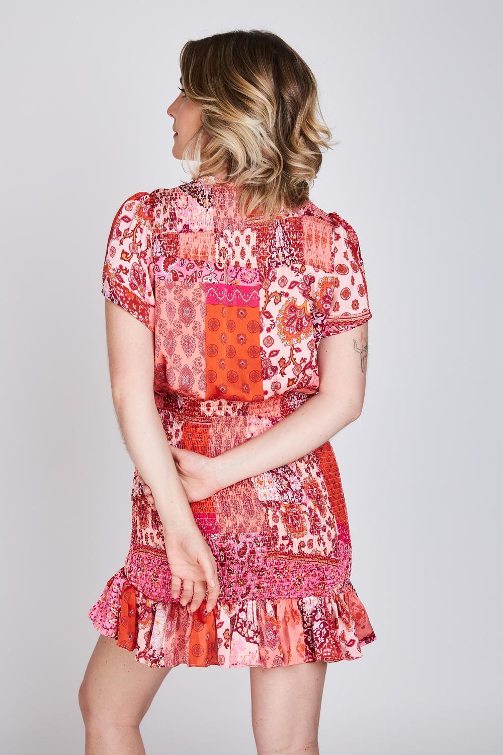 Vestido Chiffon Leticia Fucsia Eclipse