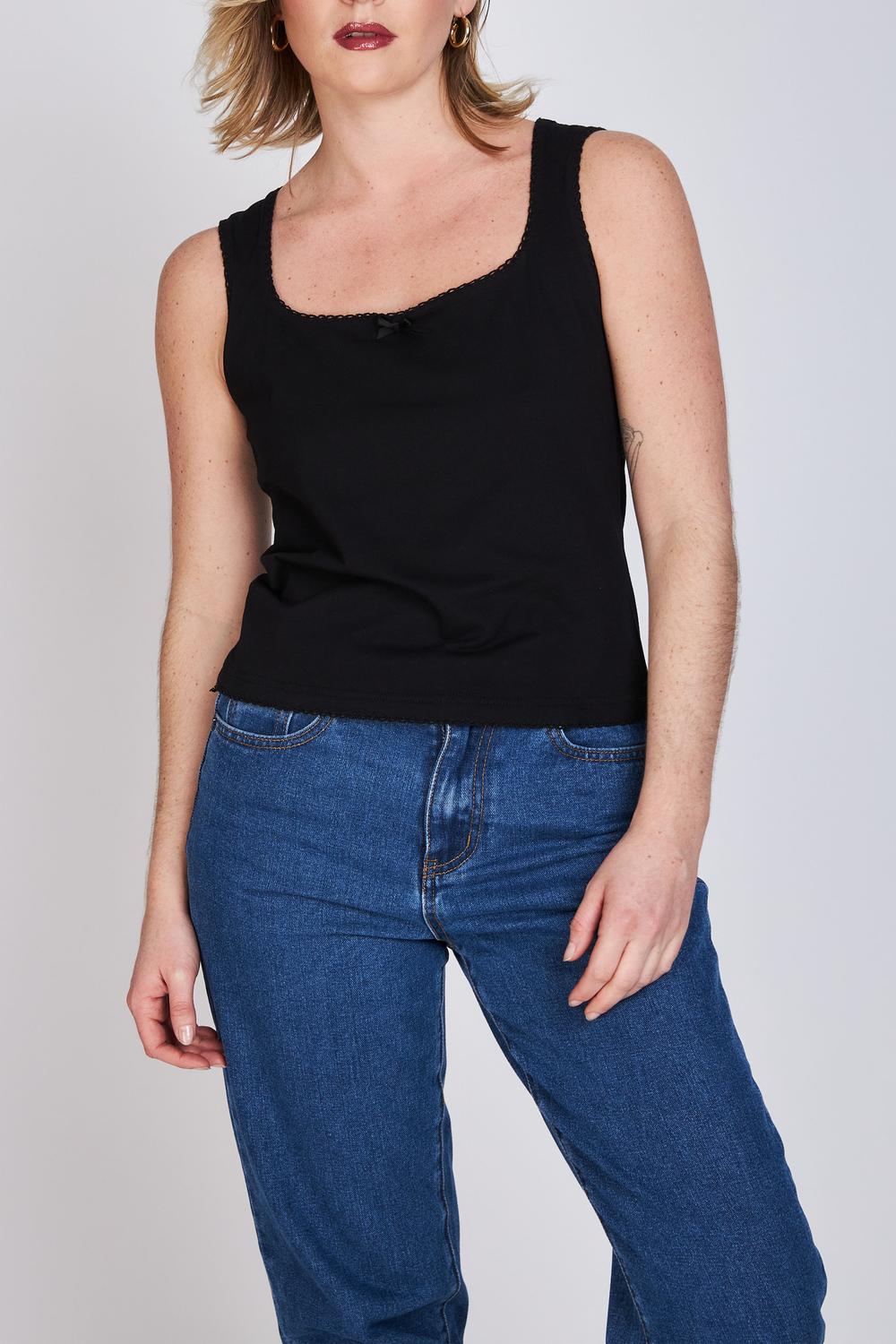 Top Coquette Amelié Negro ATR by Eclipse