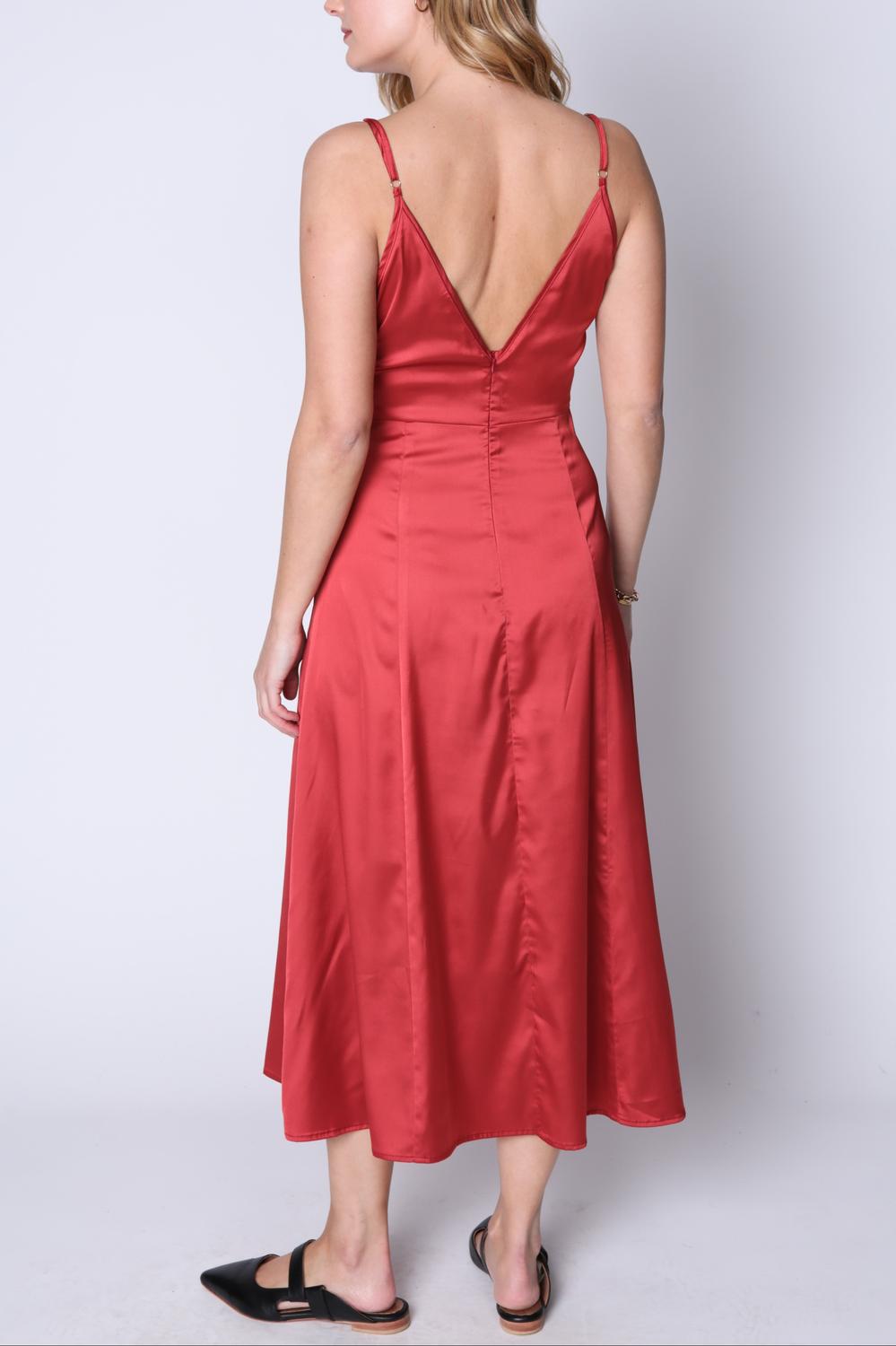 Vestido Mina Terracota Eclipse