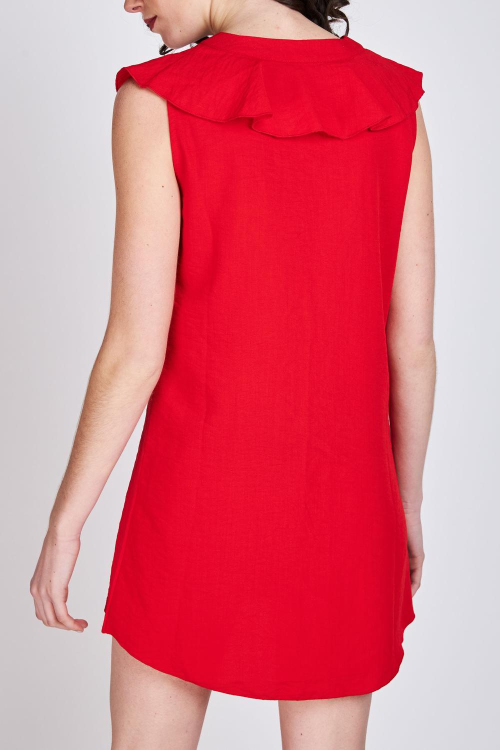 Vestido Vuelos Sofía Rojo Eclipse
