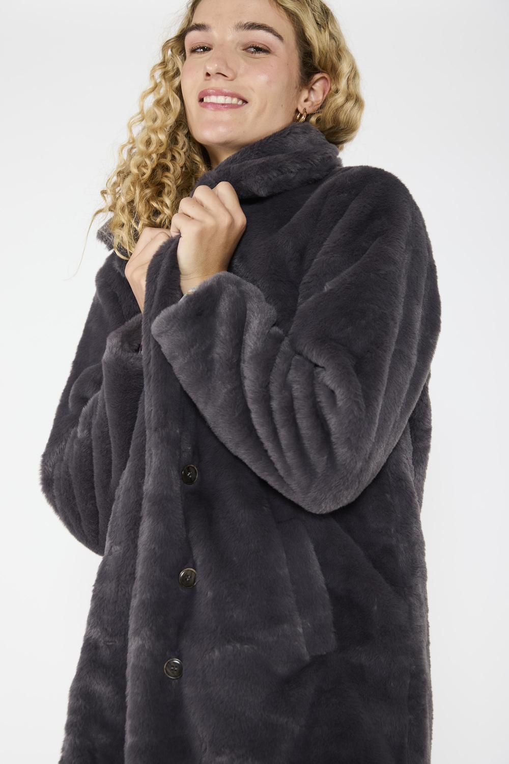 Chaqueta Piel Florencia Gris