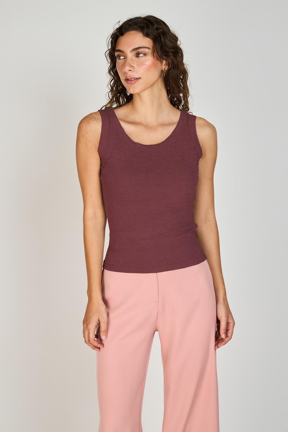 Polera Lara Acanalada Eclipse