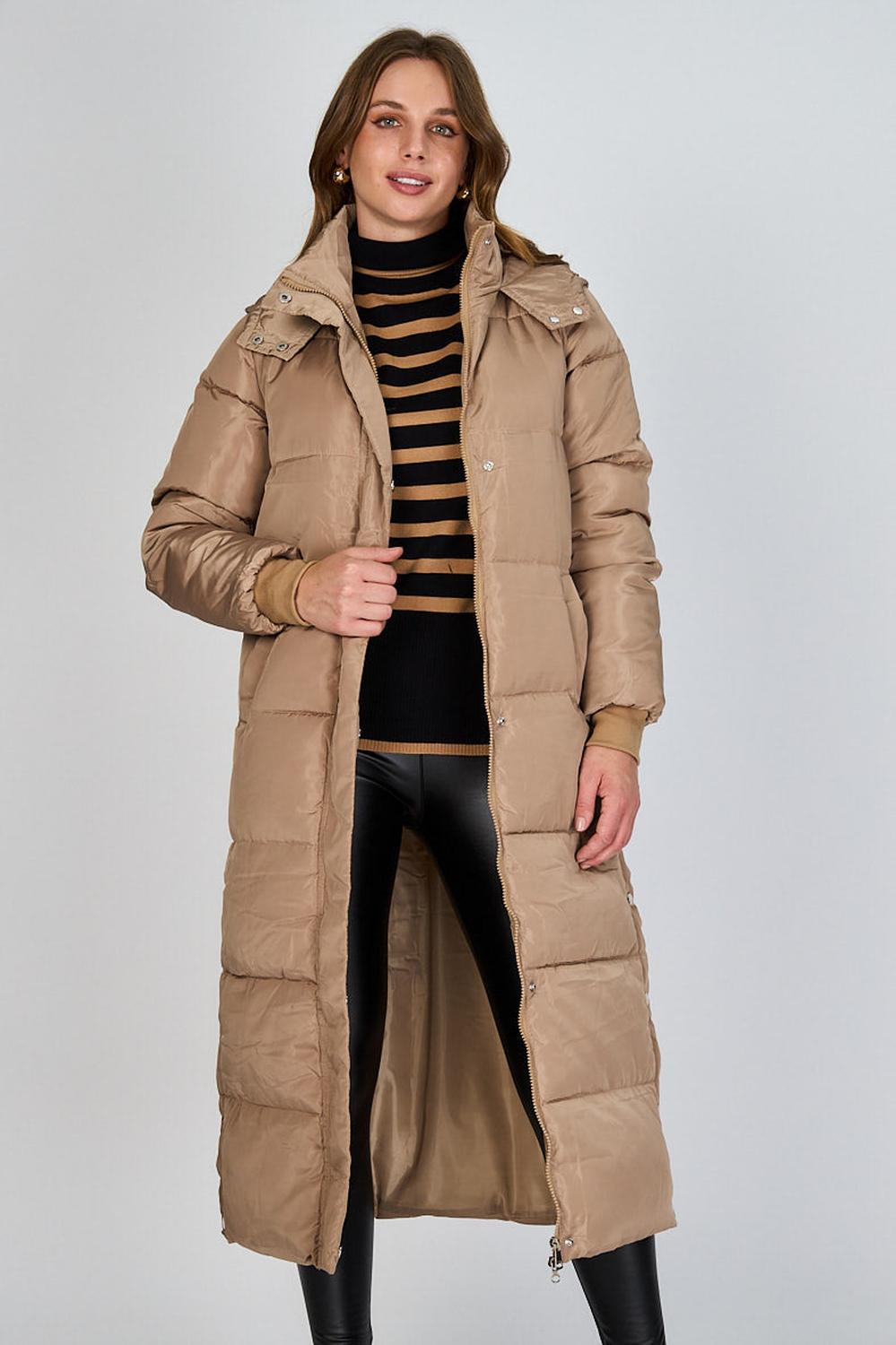 Parka Larga Acolchada Andrea Eclipse
