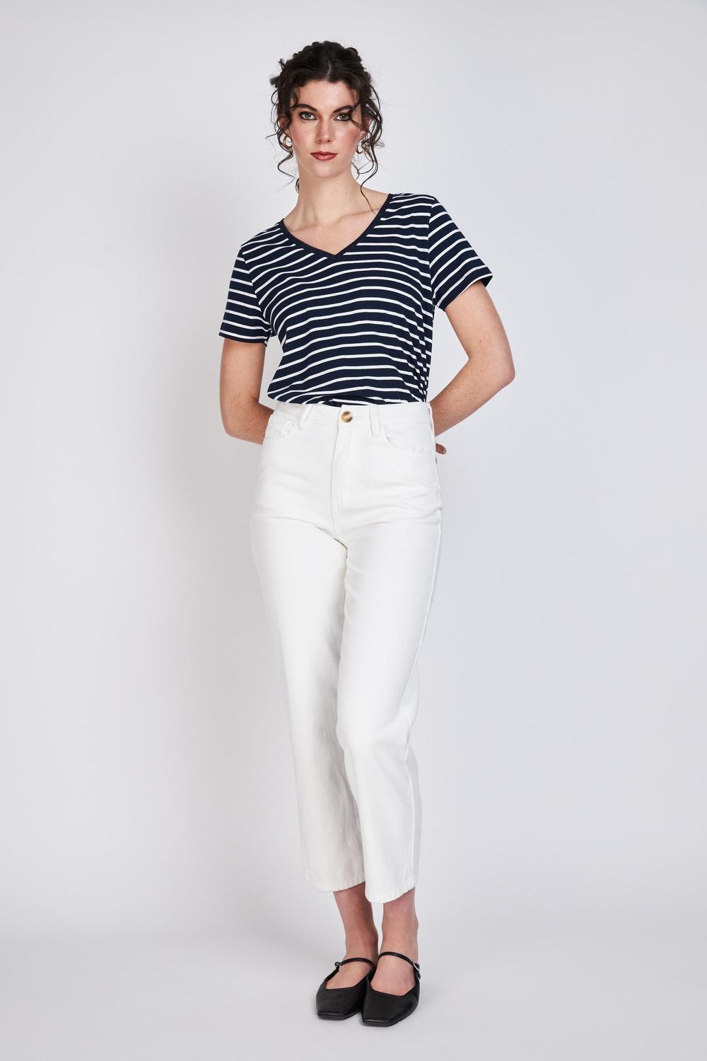 Polera Rayada Mar Azul Woman by Eclipse