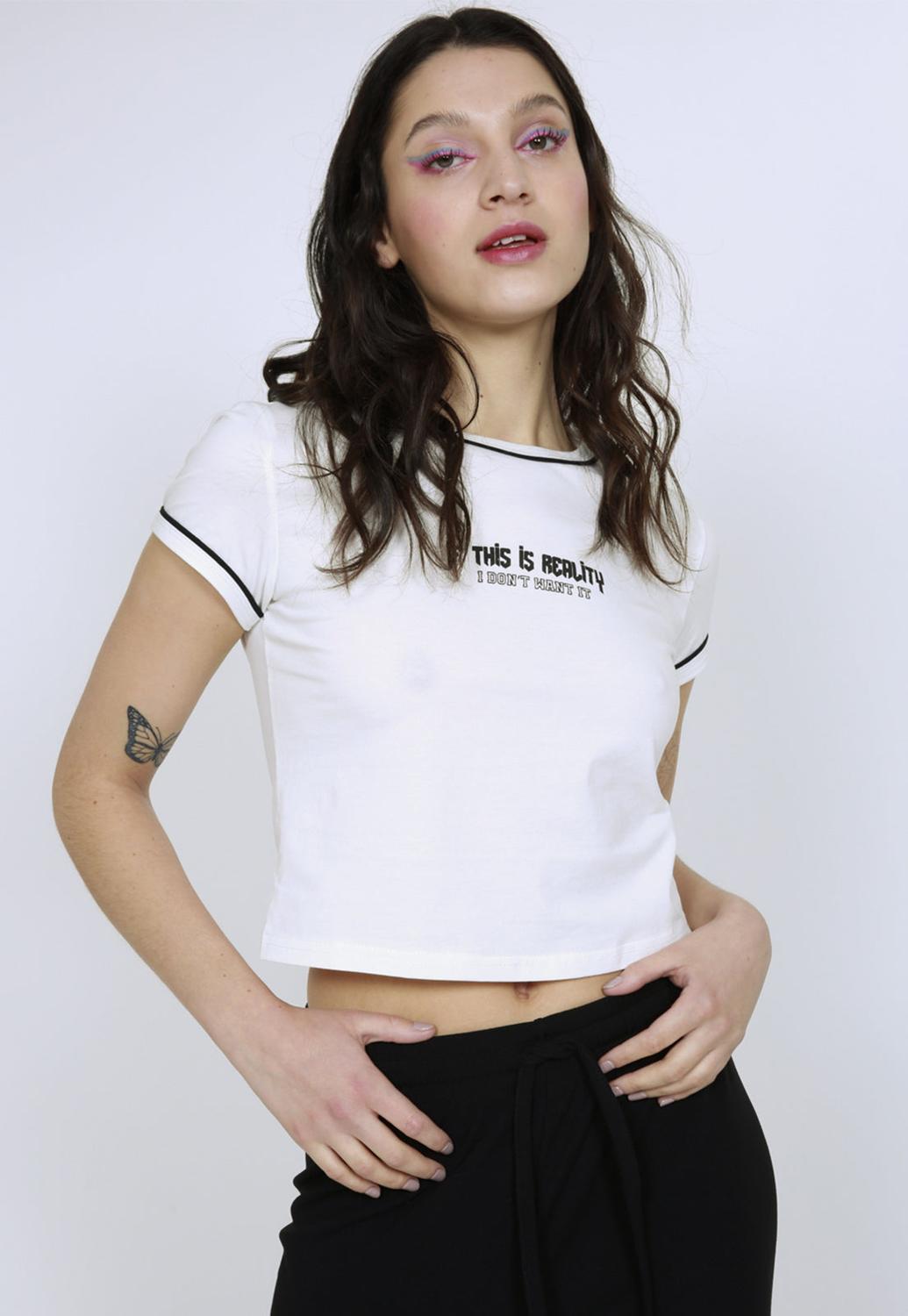 Polera Alba Blanco Atrevida