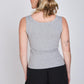 Polera Rib Musculosa Lara Gris Eclipse