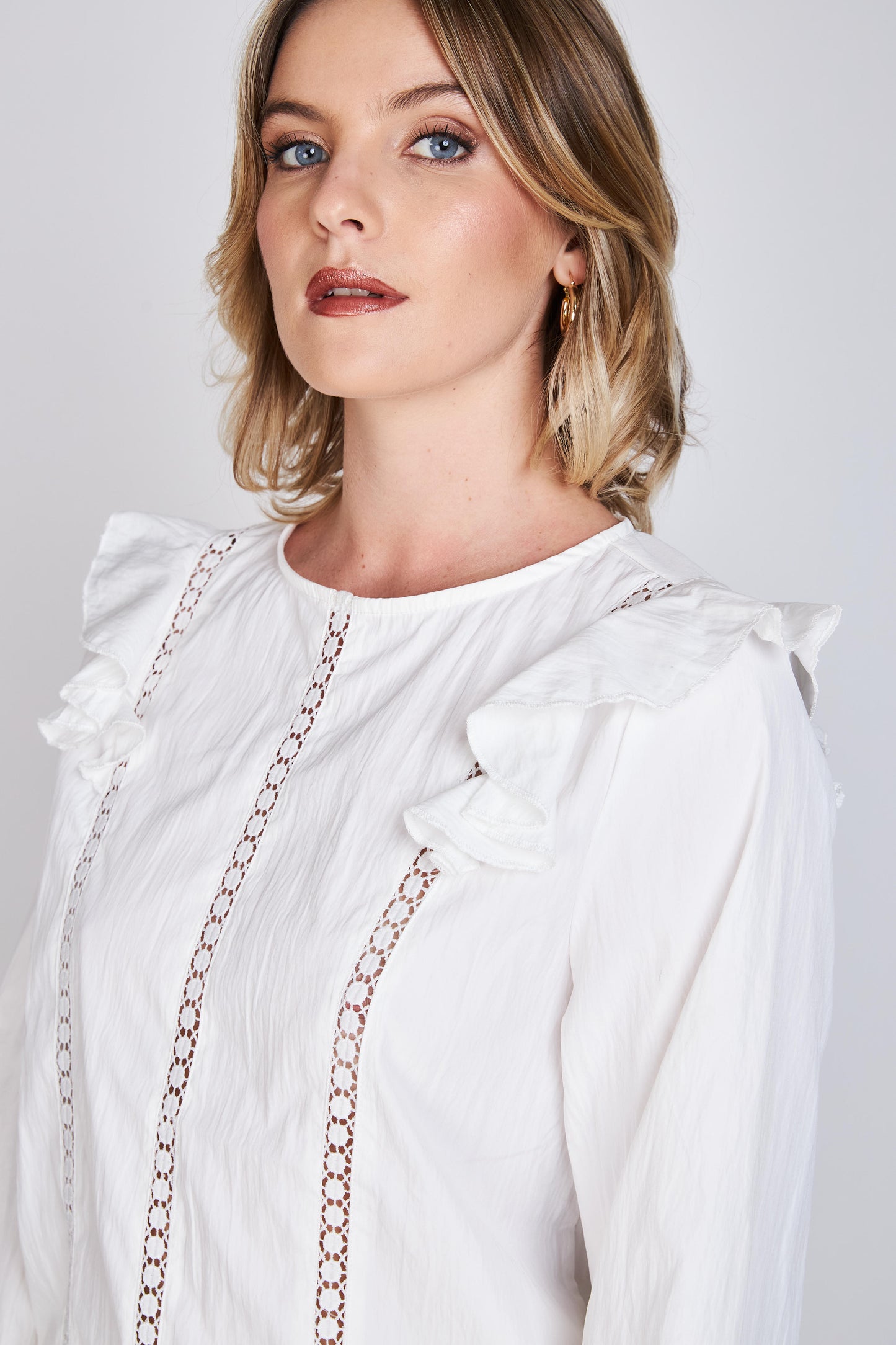 Blusa Vuelos Ana Blanco Eclipse