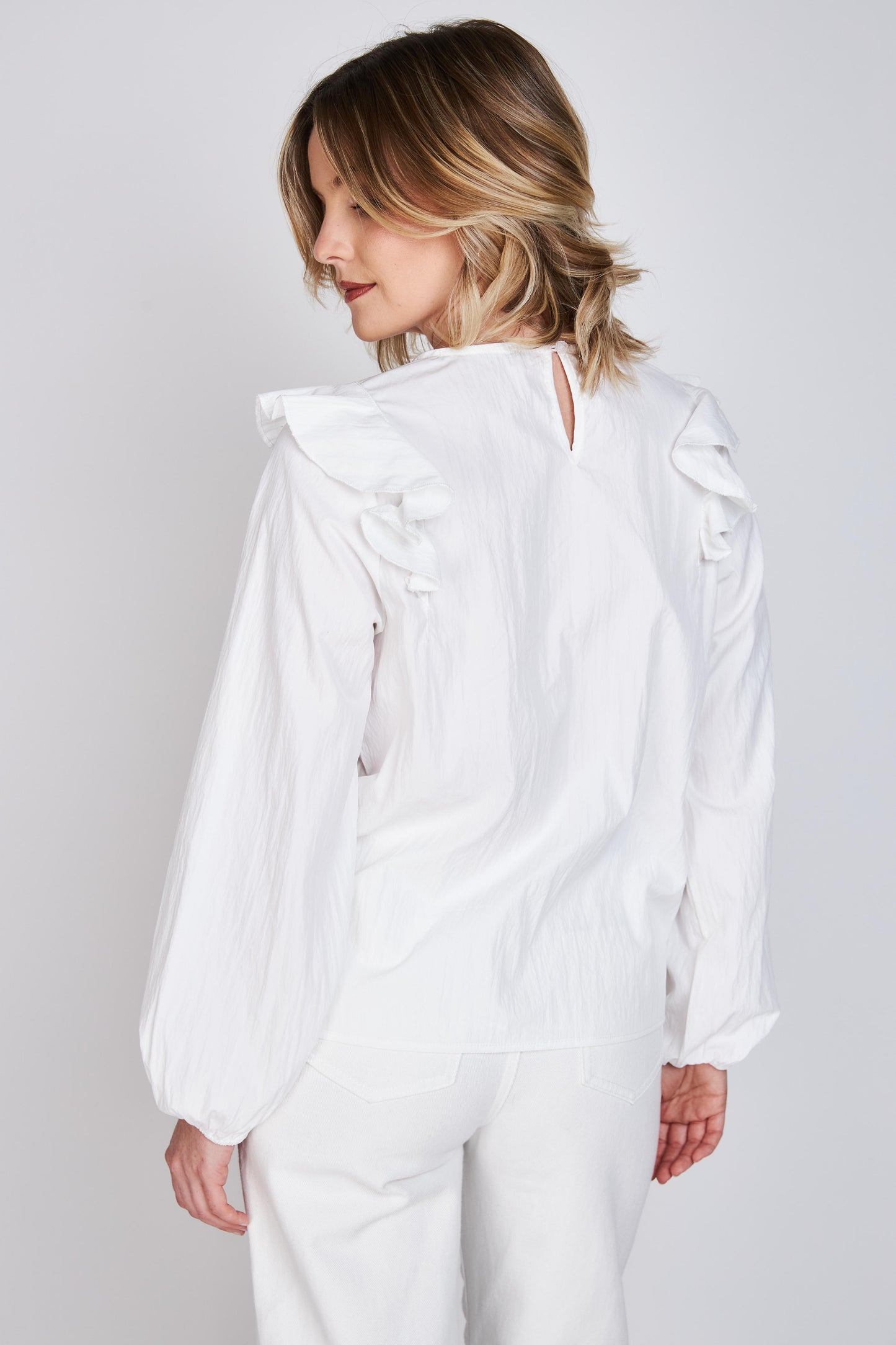 Blusa Vuelos Ana Blanco Eclipse