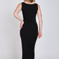 Vestido Escote Bote Liz Negro ATR by Eclipse