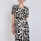 Vestido Largo Tere Estampado Negro/Blanco Woman by Eclipse