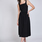 Vestido Escote Cuadrado Javiera Negro Eclipse