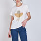 Polera Gold Foil Josefina Ecru Woman by Eclipse